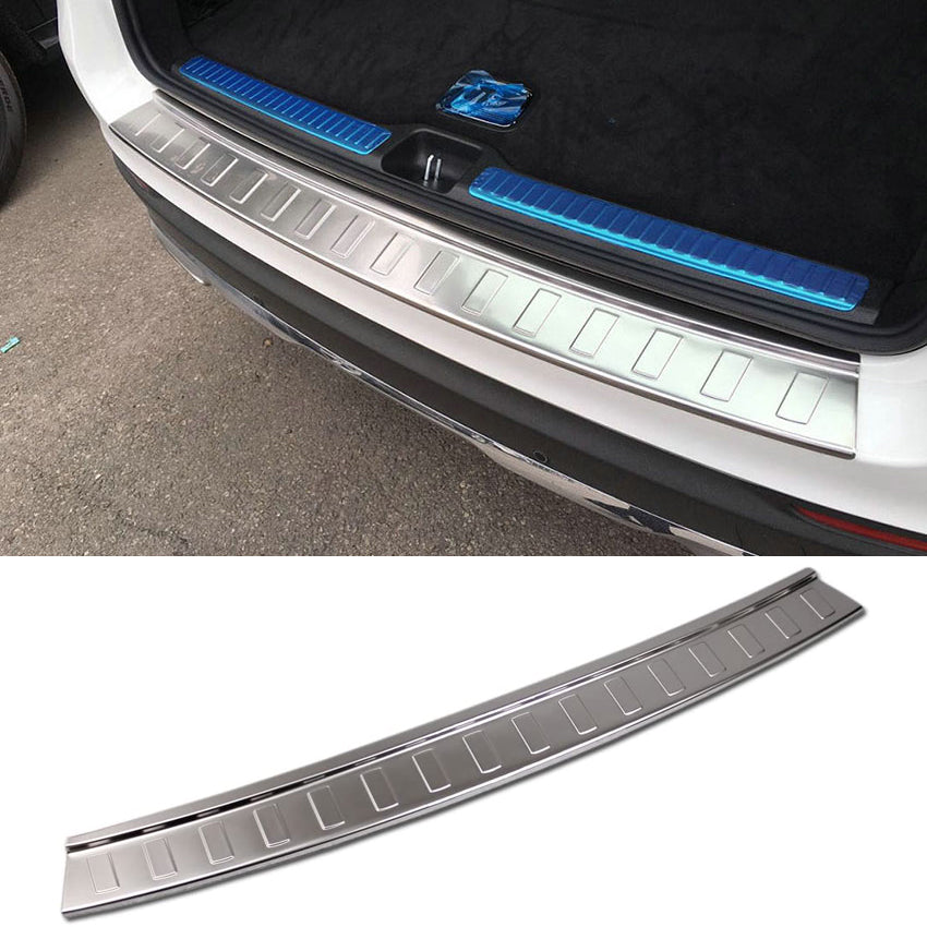 Fit for Mercedes Benz GLC Class GLC300 GLC43 AMG 2015 2016 2017 2018 2019 2020 2021 2022 Rear Bumper Sill Plate Guard Cover Trim Stainless Steel