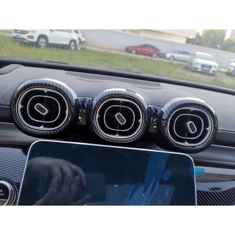 For Mercedes-Benz 2022 New C-Class C300 C200 C220d AMG Interior Front Air Condition Vent Outlet Cover Trim