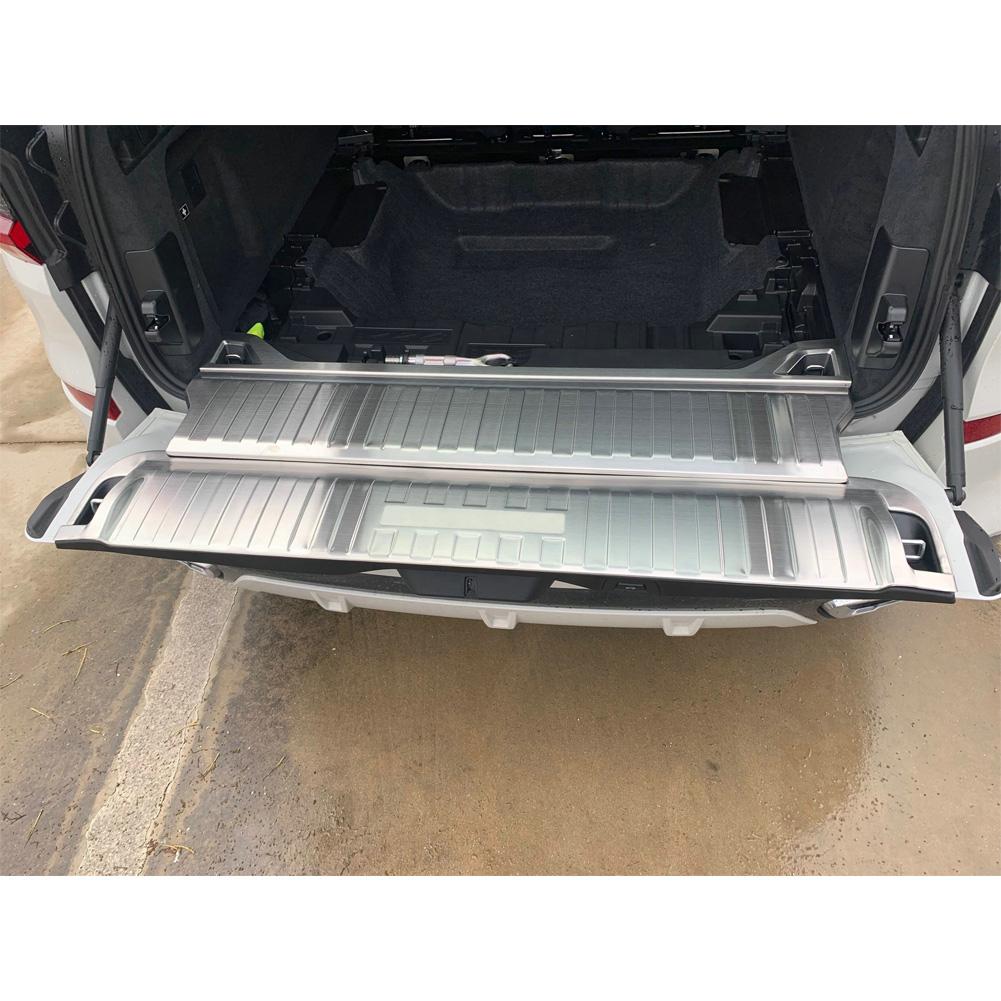 Fit for BMW 2019 2020 2021 New X5 G05 Rear Inside Bumper Sill Plate Guard Cover Trim Stainless Steel