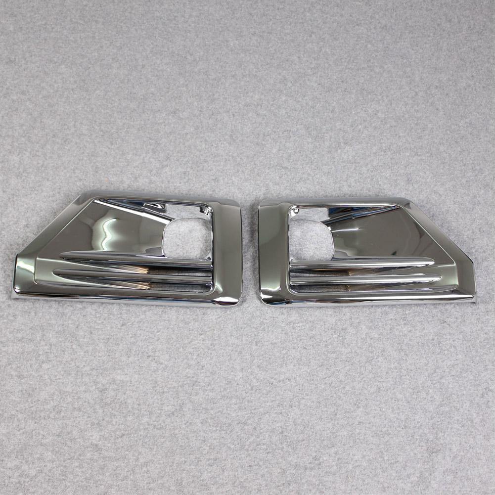 Fit for Toyota New RAV4 2019 2020 2021 2022 Adventure Model Chrome Front Fog Light Lamp Cover Trim - beautost