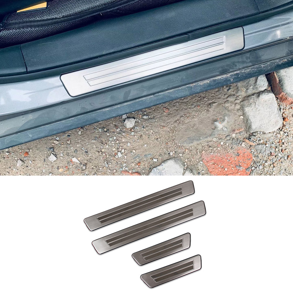 Fit for Nissan Kicks 2024 2023 2022 2021 Door Sill Scuff Plate Guard Cover Trim Sport Style