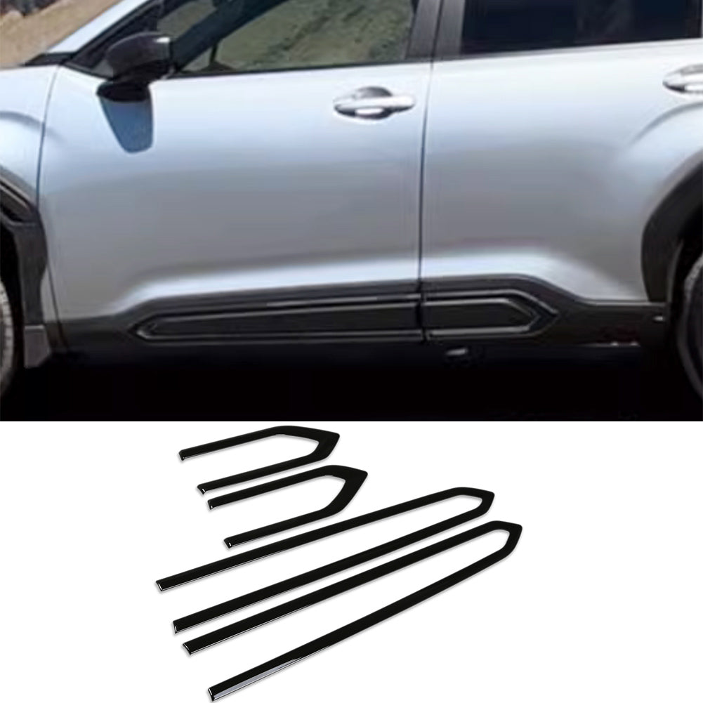 Fit for Subaru New Forester 2025 Door Body Side Skirt Molding Cover Trims ABS