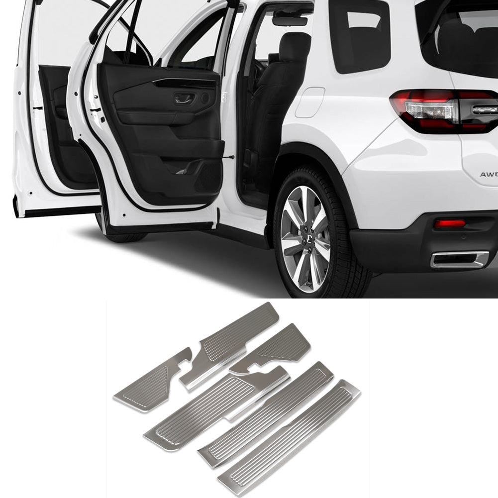 Fit for Honda New Pilot 2025 Inside Door Sill Scuff Plate Guard Cover Trims