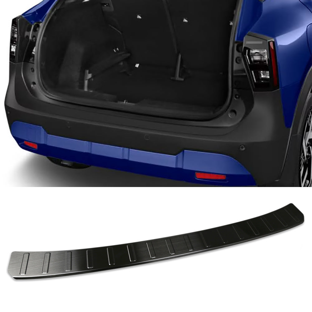 Fit for Nissan New Kicks 2025 Rear Outside Bumper Sill Plate Guard Cover Trim Stainless Steel