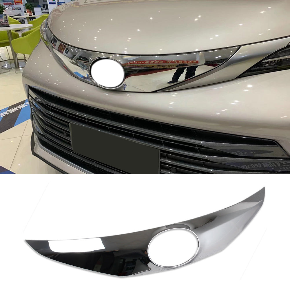 Fit for Toyota 2021 2022 2023 2024 2025 Sienna Front Upper Grill Hood Grilled Cover Trim Chrome