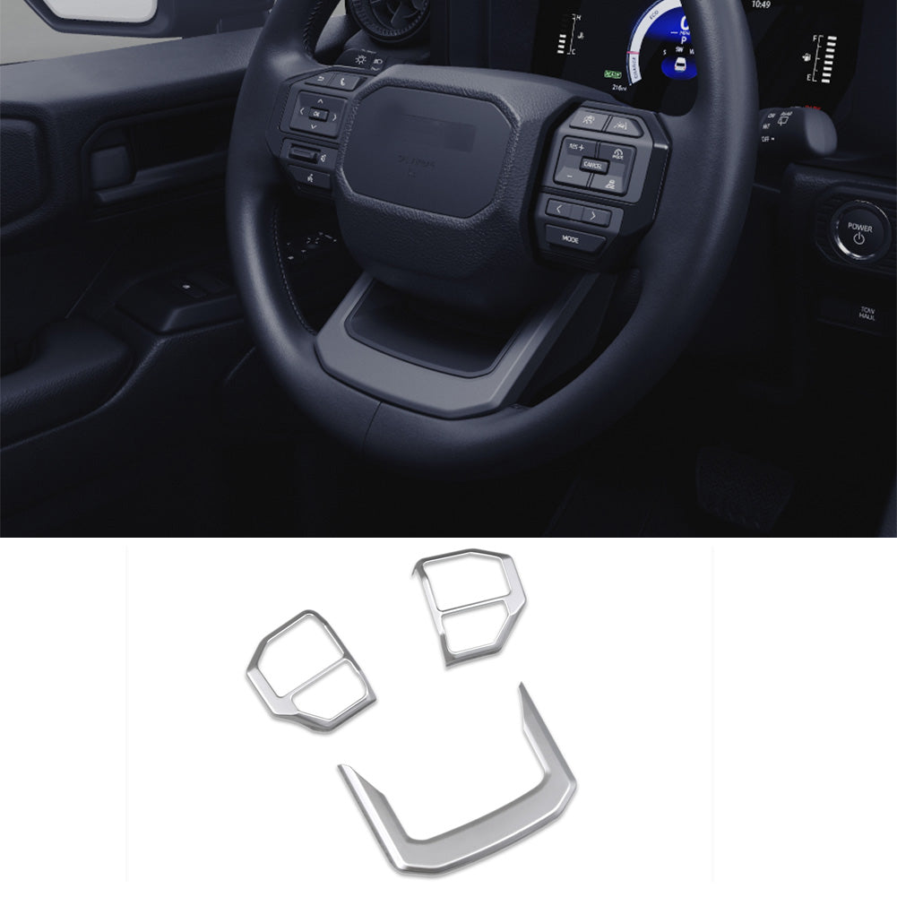 Fit for Toyota New Land Cruiser LC250 2024 2025 2026 Wheel Steering Trim Panel Cover Trims