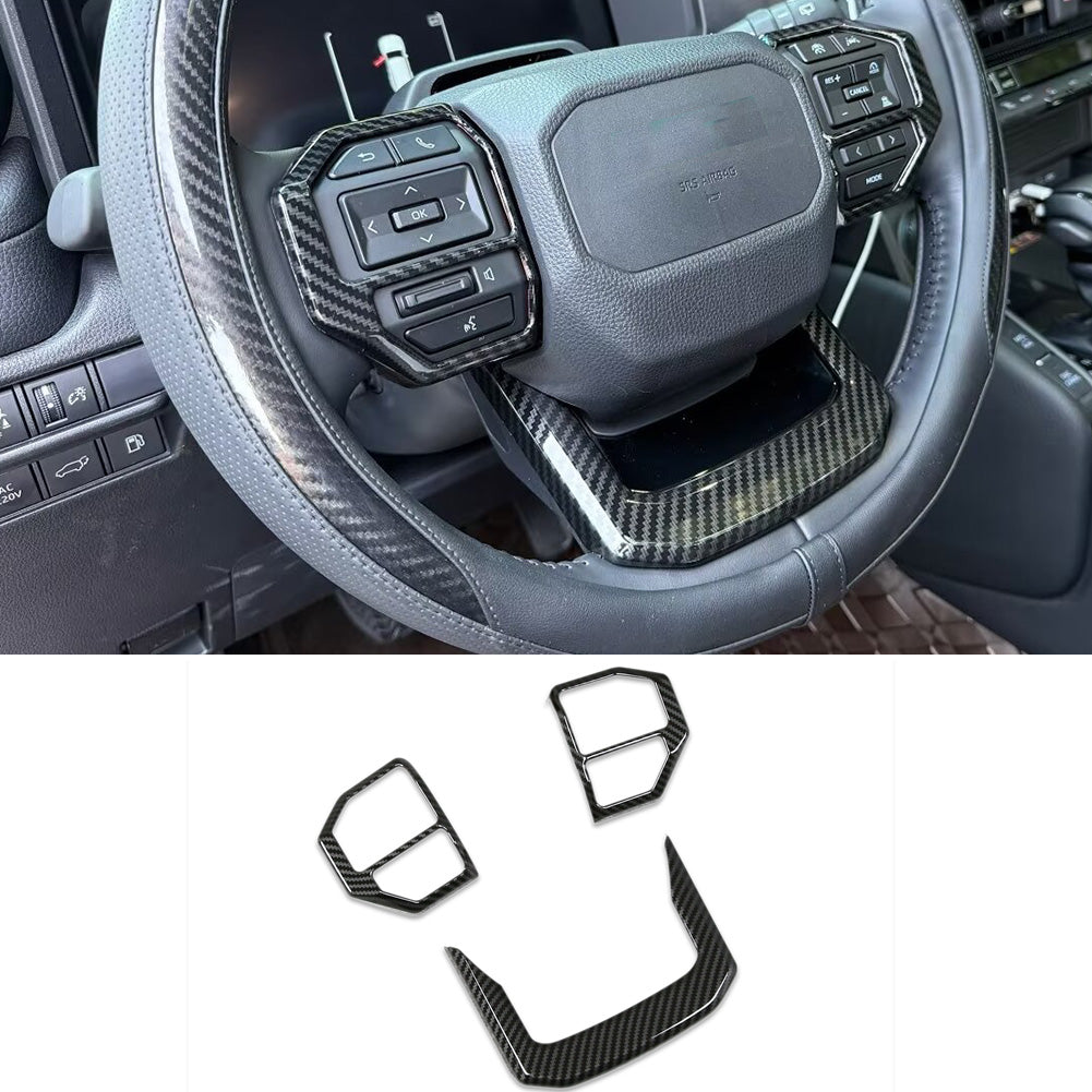 Fit for Toyota New Land Cruiser LC250 2024 2025 2026 Wheel Steering Trim Panel Cover Trims