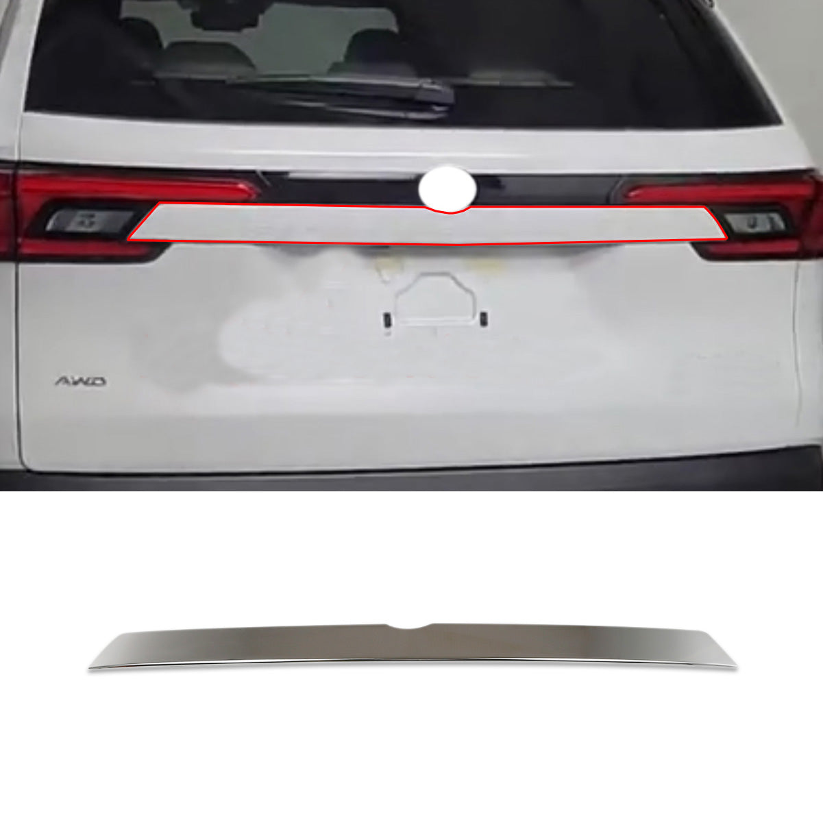 Fit for Toyota New Grand Highlander 2024 2025 2026 Rear Trunk Lid Molding Trim