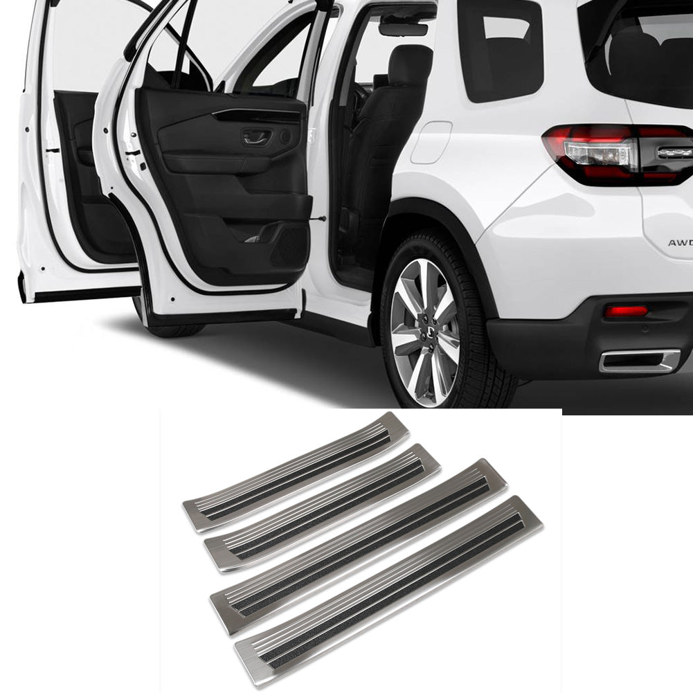 Fit for Honda New Pilot 2025 / Passport 2025 2026 Outside Door Sill Scuff Plate Guard Cover Trims