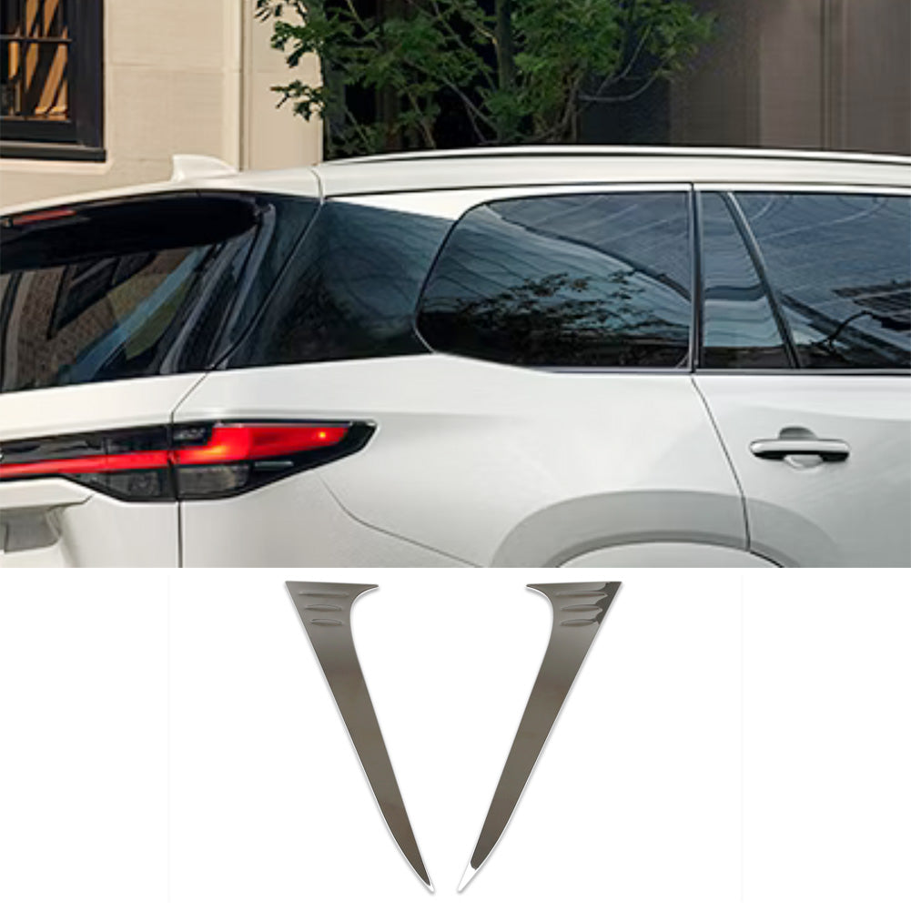 Fit for Lexus New TX TX350 2024 2025 2026 Rear Spoiler Wing Side Beveled Window Cover Trims