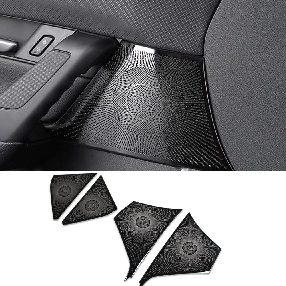 Fit for Mazda CX-50 CX50 2024 Interior 4 Door Sound Speaker Cover Trims Stainless Steel