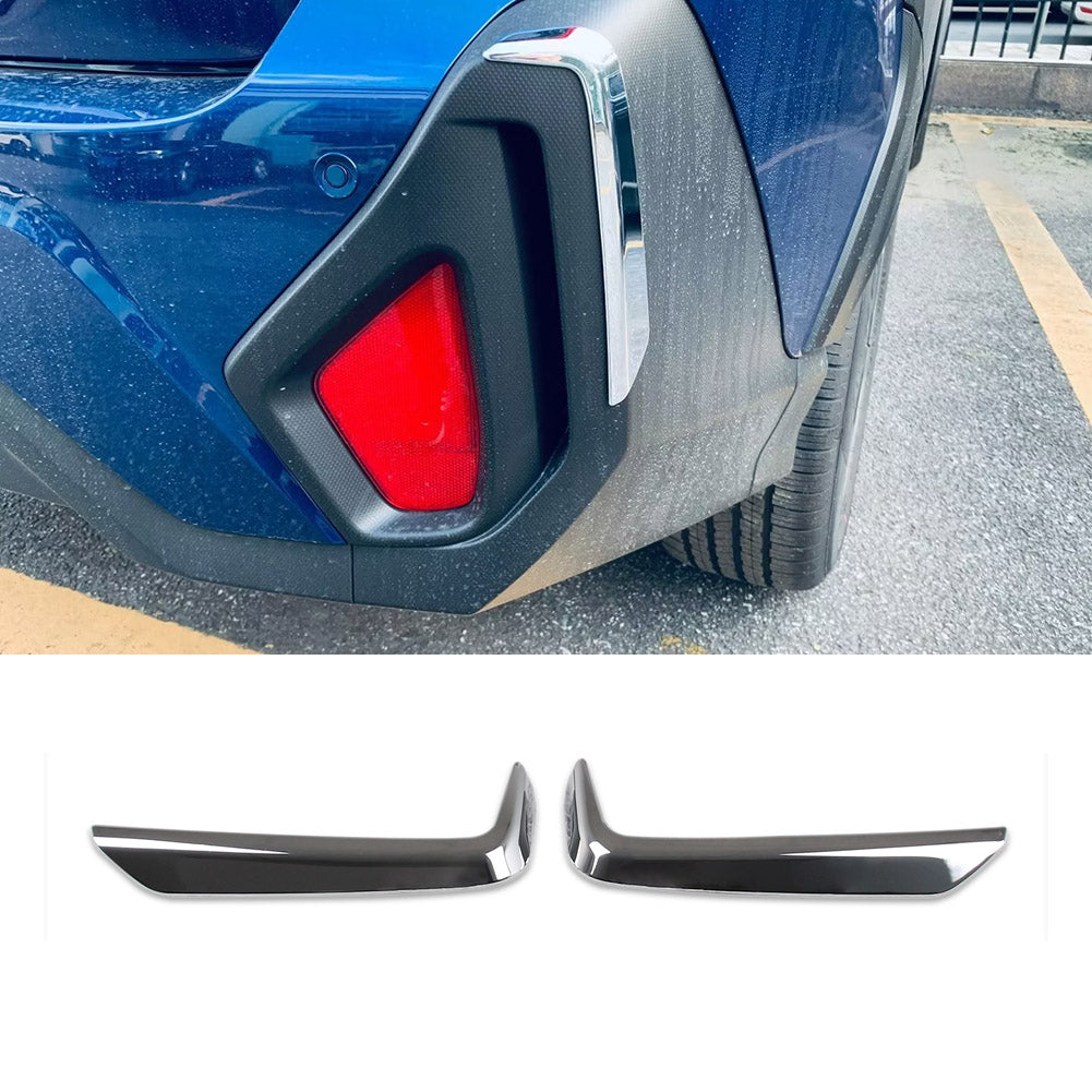 Fit for Subaru Crosstrek 2024 Rear Fog Light Cover Bezel Trim Chrome