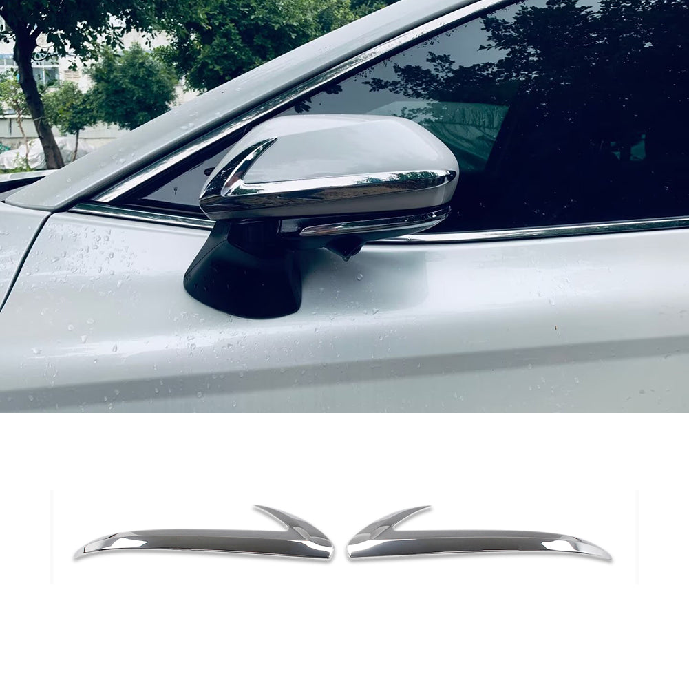 Fit for Toyota New Camry 2024 2025 2026 Rear View Mirror Side Molding Cover Trims Chrome (Style A)