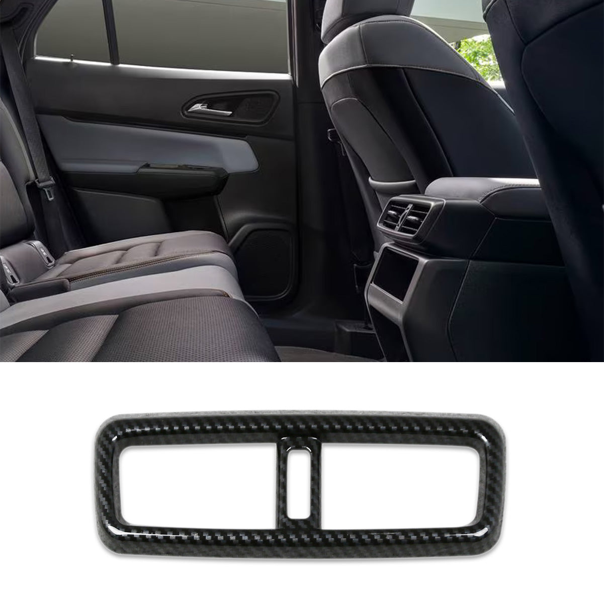 Fit for Honda Prologue 2024 2025 2026 Interior Rear Seat Air Condition Vent Outlet Cover Trim