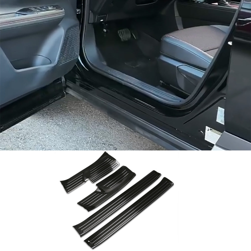 Fit for Nissan New Kicks 2025 Inside Door Sill Scuff Plate Guard Cover Trims Stainless Steel