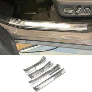 Fit for Toyota RAV4 Hybrid 2026 Inside Door Sill Scuff Plate Guard - Stainless Steel