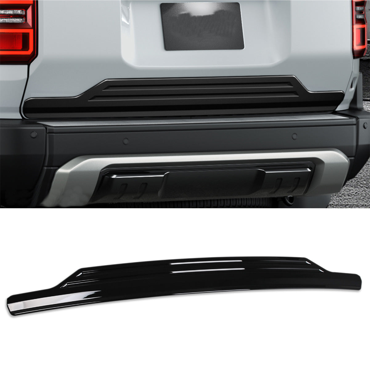 Fit for Toyota New Land Cruiser LC250 2024 2025 2026 Rear Tail gate Door Trunk Lid Molding Cover Trim