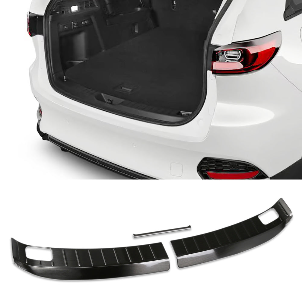 Fit for Mazda New CX-70 2025 2026 Rear Inside Bumper Sill Plate Guard Cover Trim Stainless Steel