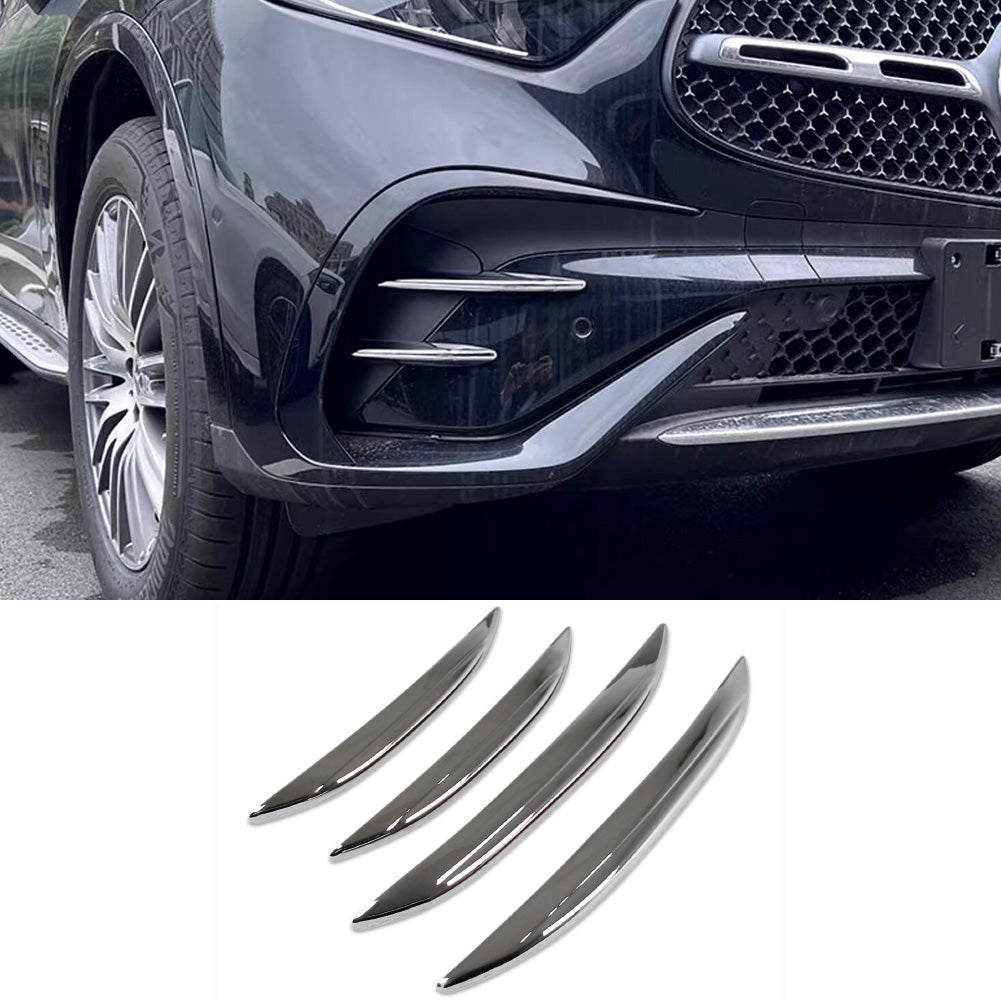 Fit for Mercedes-Benz GLC GLC300 X254 2023 2024 2025 2026 Front Fog Light Grill Mesh Cover Trims