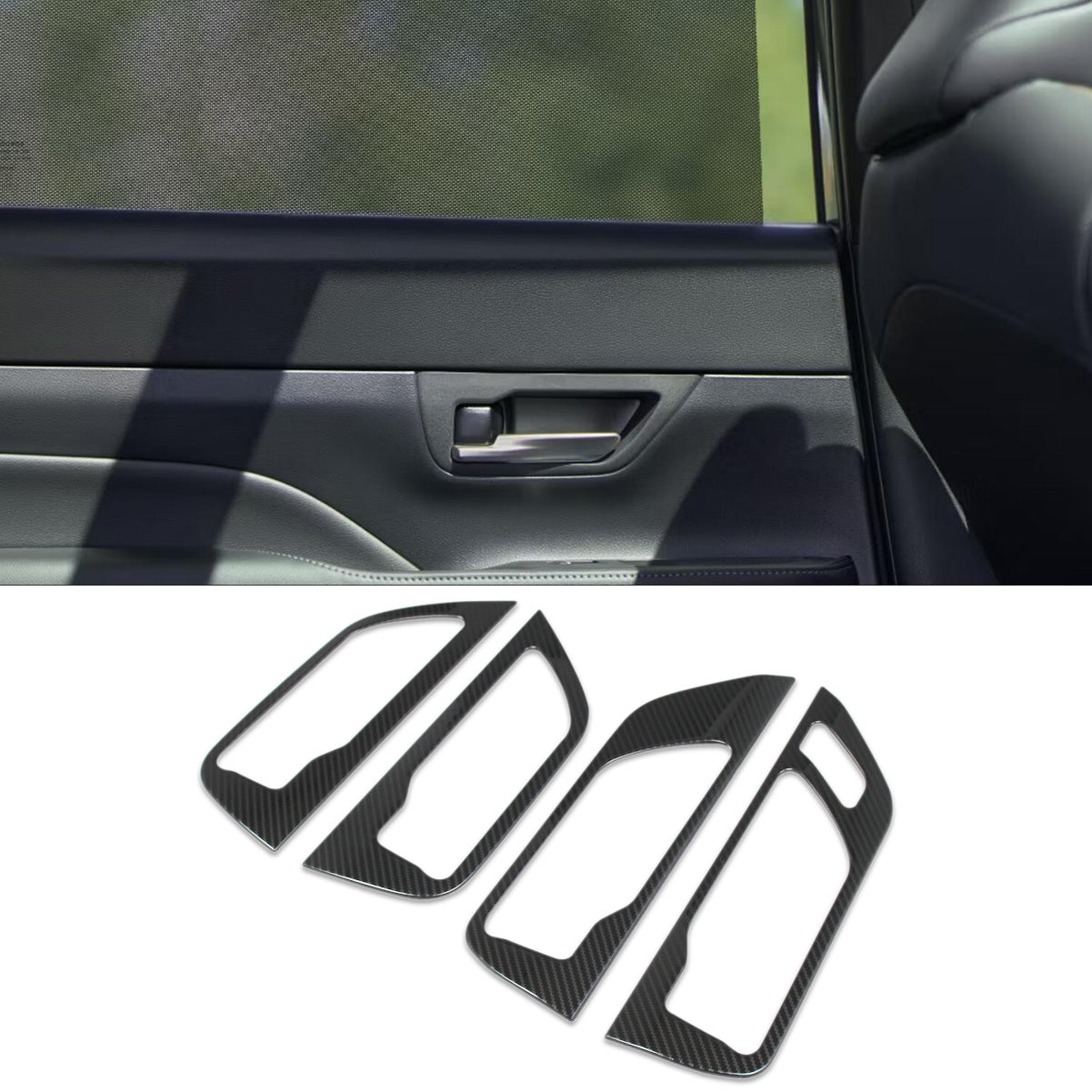 Fit for Toyota New Grand Highlander 2024 2025 2026 Interior Door Handle Bowl Panel Cover Trims