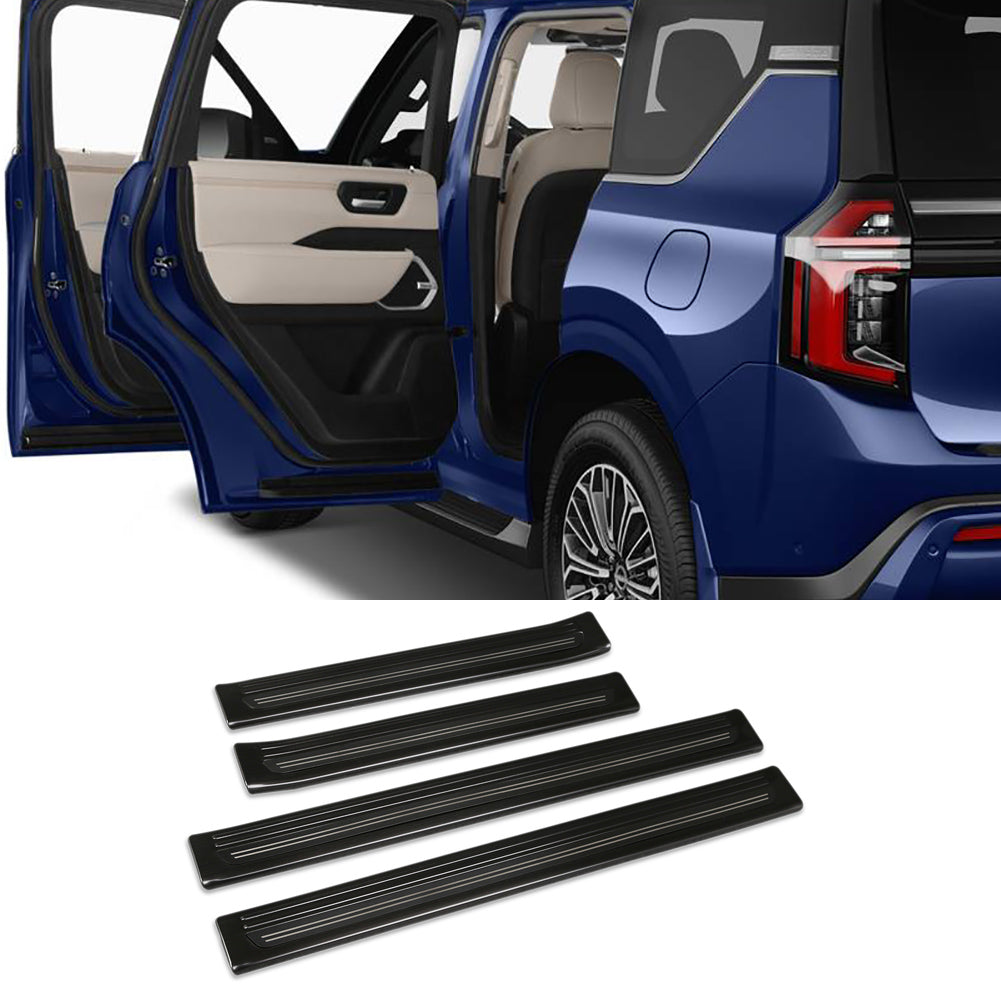 Fit for Nissan New Armada 2025 2026 Outside Door Sill Plate Cover Trims