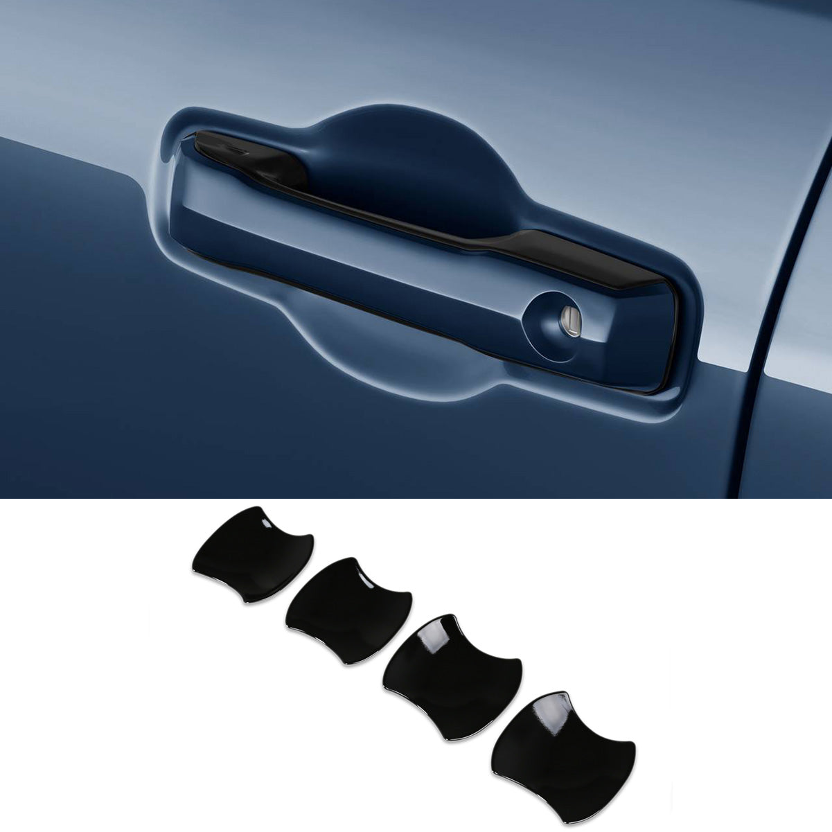 Fit for Toyota 4Runner 2025 2026 Door Handle Bowl Cover Trims ABS