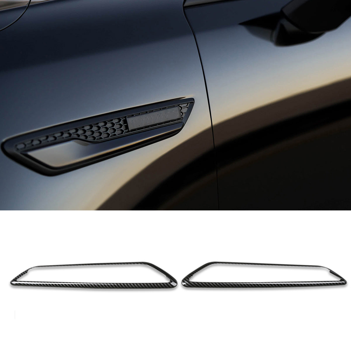 Fit for Mazda New CX-70 2025 2026 Front Side Fender Sticker Vents Air Outlet Cover Trim