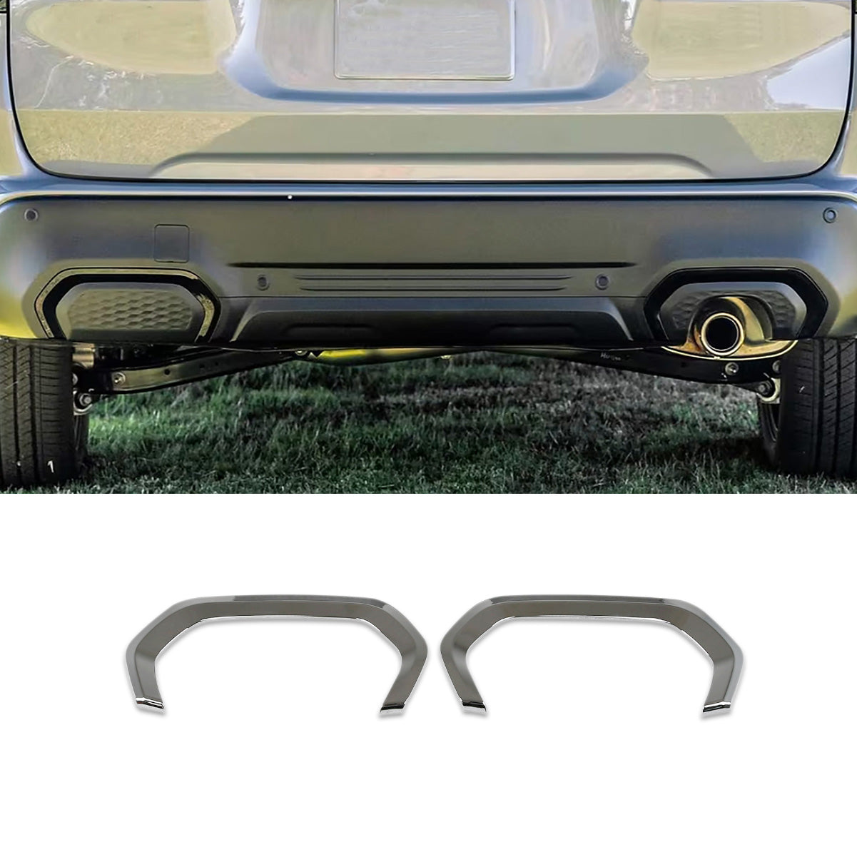 Fit for Subaru New Forester 2025 Rear Bumper Corner Mesh Cover Trims