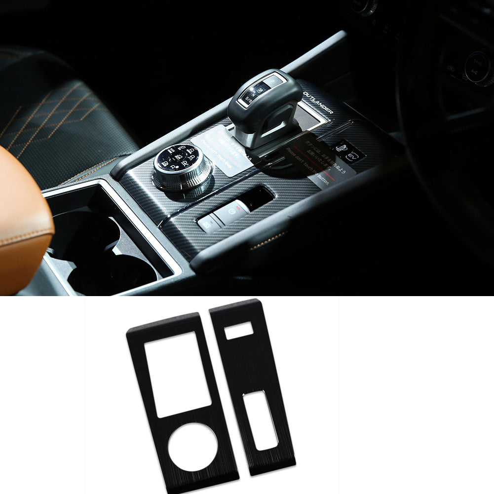 Mitsubishi New Outlander 2022 2023 PHEV Interior Front Console Gear Shift Panel Cover Trims