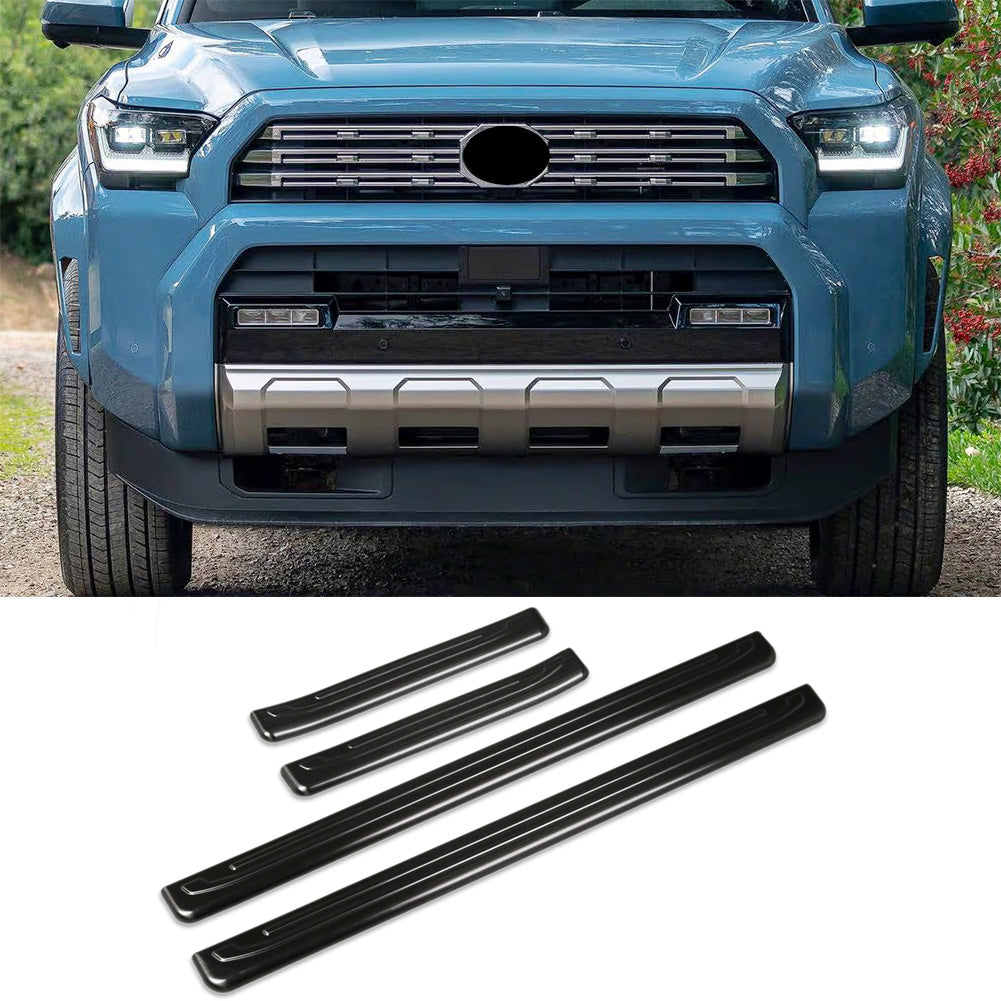 Fit for Toyota 4Runner 2025 2026 Outside Door Sill Scuff Plate Guard Cover Trims Stainless Steel