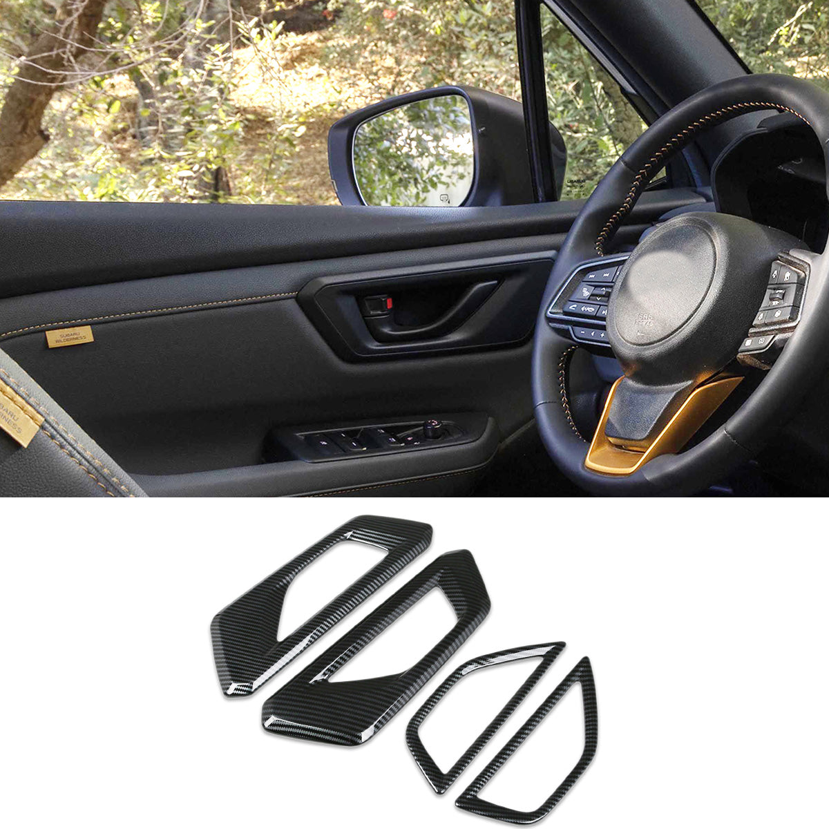 Fit for Subaru New Forester 2025 Interior Door Handle Bowl Panel Cover Trims