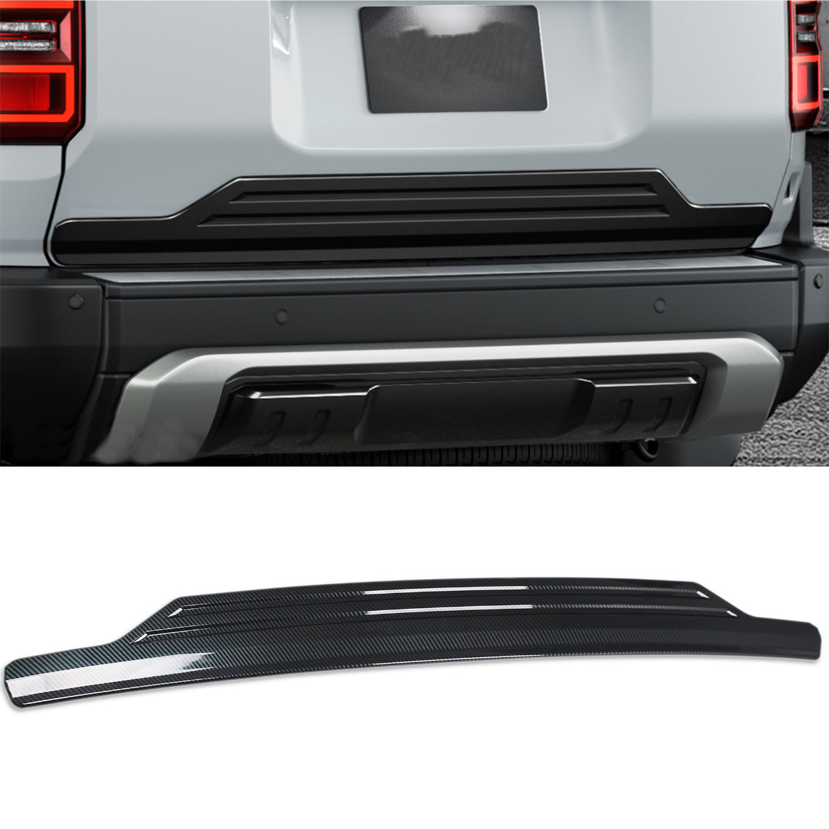 Fit for Toyota New Land Cruiser LC250 2024 2025 2026 Rear Tail gate Door Trunk Lid Molding Cover Trim