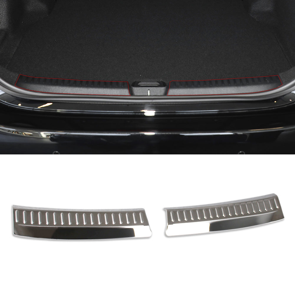 Fit for Mercedes-Benz Eclass E-Class 2023 2024 W214 E200 E300 E450 Rear Interior Bumper Sill Plate Guard Cover Trim