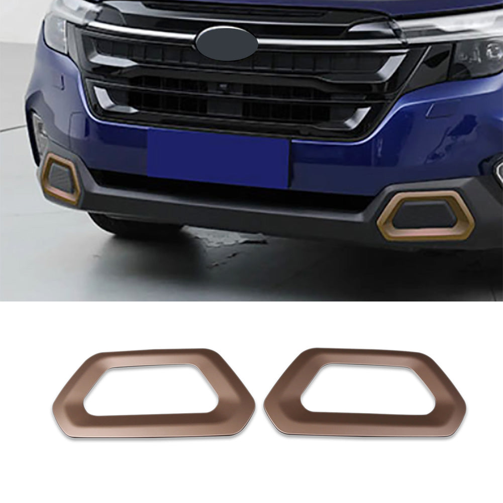 Fit For Subaru New Forester 2025 2026 Front Bumper Side Corner Guard Mesh Fog light Cover Trim