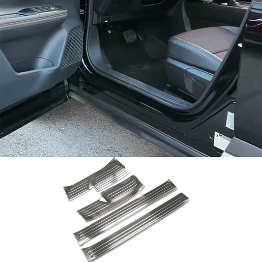 Fit for Nissan New Kicks 2025 Inside Door Sill Scuff Plate Guard Cover Trims Stainless Steel
