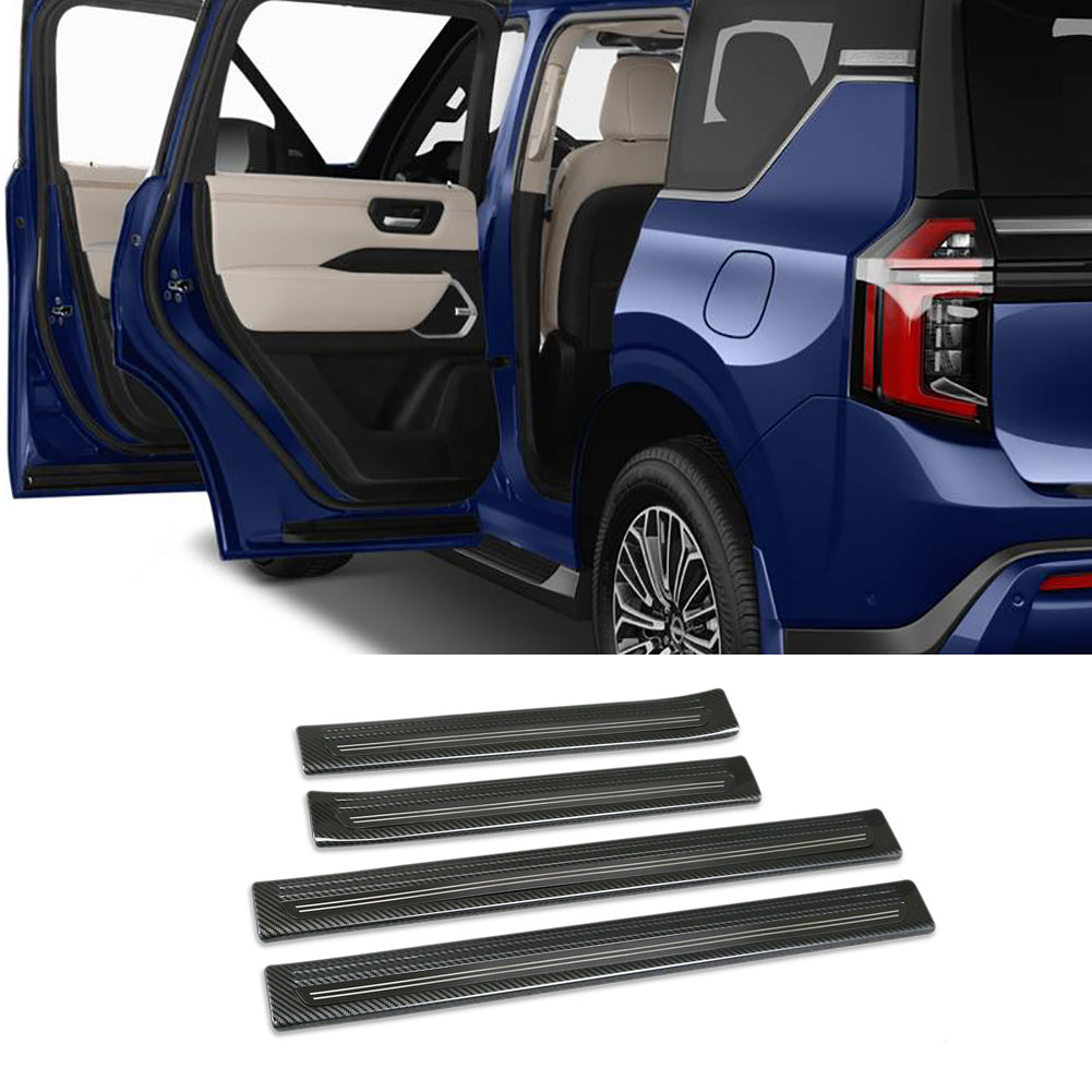 Fit for Nissan New Armada 2025 2026 Outside Door Sill Plate Cover Trims
