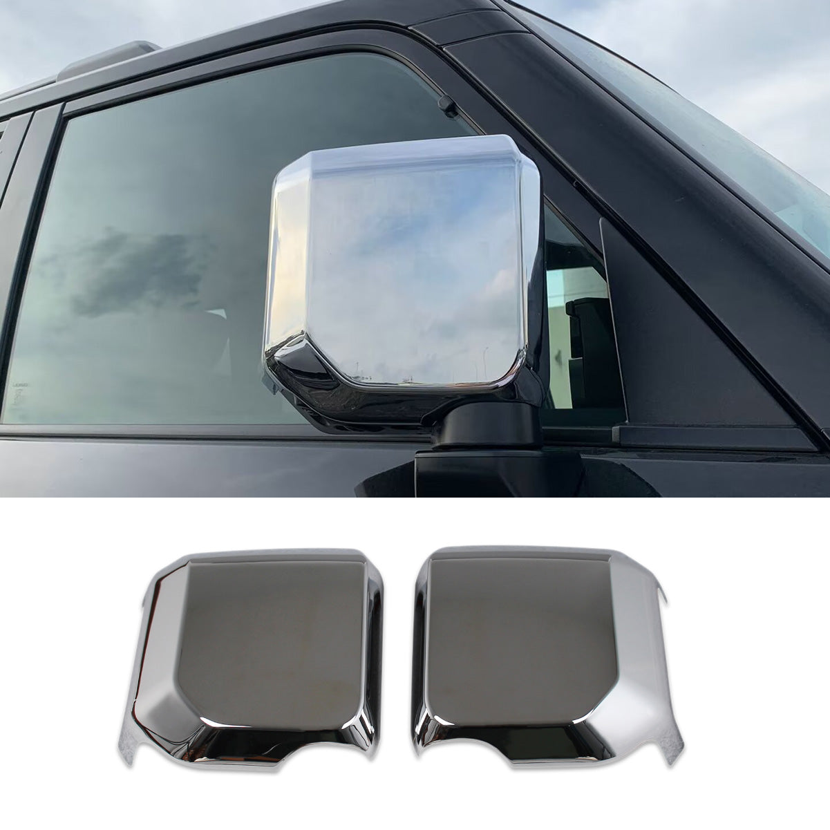 Fit for Lexus New GX GX550 / Toyota Land Cruise LC250 2024 2025 2026 Rear View Mirror Side Molding Guard Cover Trims ABS