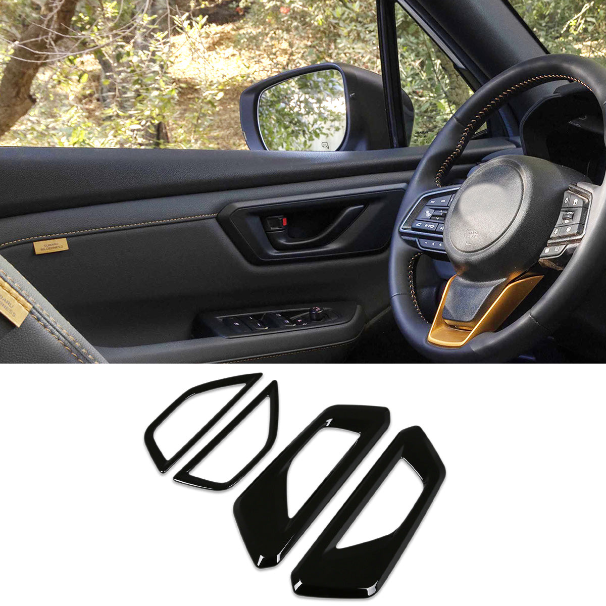 Fit for Subaru New Forester 2025 Interior Door Handle Bowl Panel Cover Trims