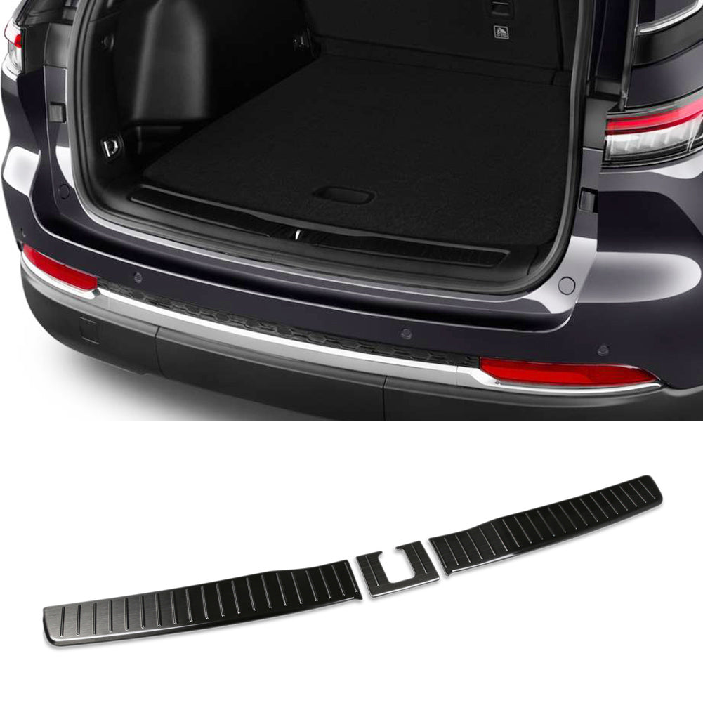 Fit for Jeep New Grand Cherokee 2024 2025 Rear Inside Bumper Sill Plate Guard Cover Trim Stainless Steel