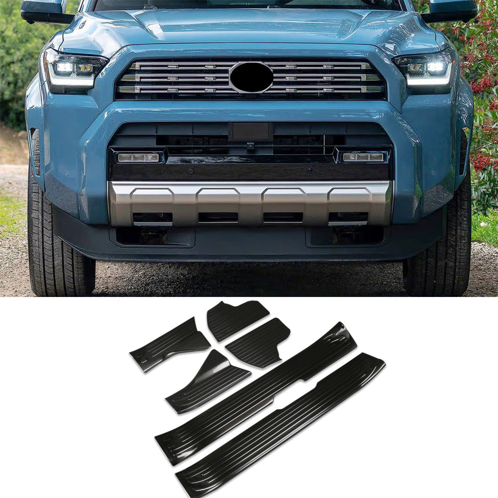 Fit for Toyota 4Runner 2025 2026 Inside Door Sill Scuff Plate Guard Cover Trims Stainless Steel