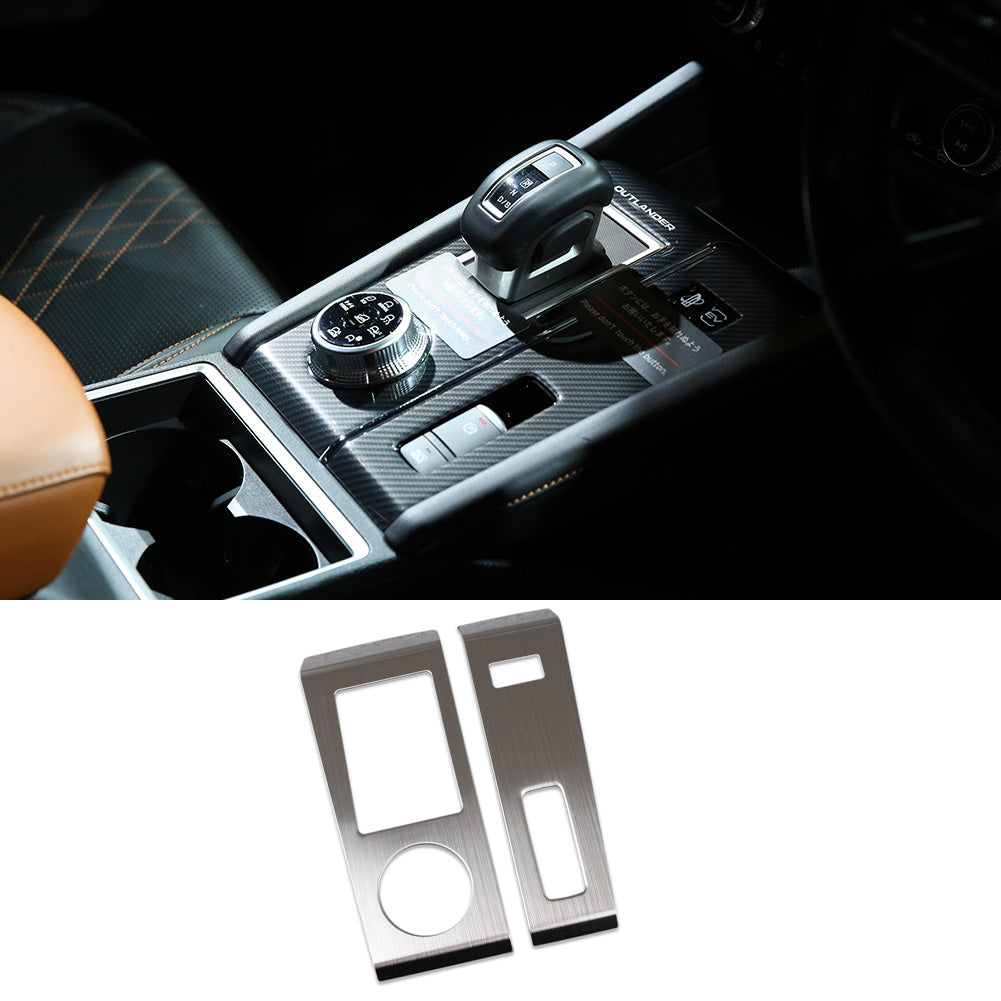 Mitsubishi New Outlander 2022 2023 PHEV Interior Front Console Gear Shift Panel Cover Trims