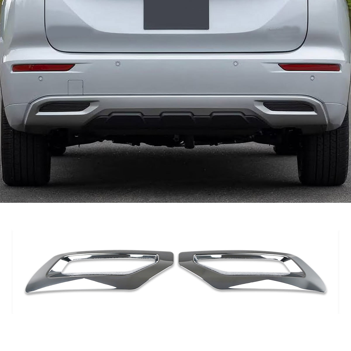 Fit for Mitsubishi Outlander PHEV 2025 Rear Bumper Side Corner Guard Cover Trim