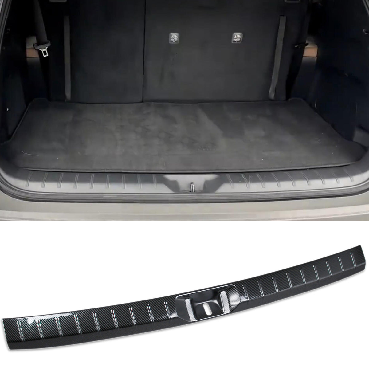 Fit for Toyota Grand Highlander/Lexus TX TX350/500h/550h+ 2024 2025 2026 Rear Inside Bumper Sill Plate Guard Cover Trim Stainless Steel