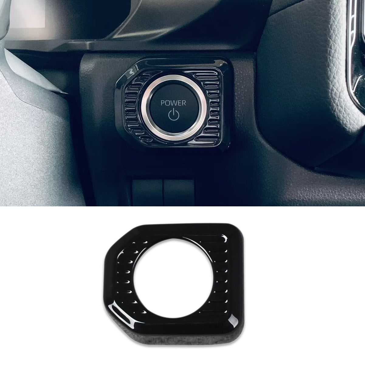 Fit for Toyota Land Cruise LC250 2024 2025 2026 Interior Engine Start Button Ring Cover Trim