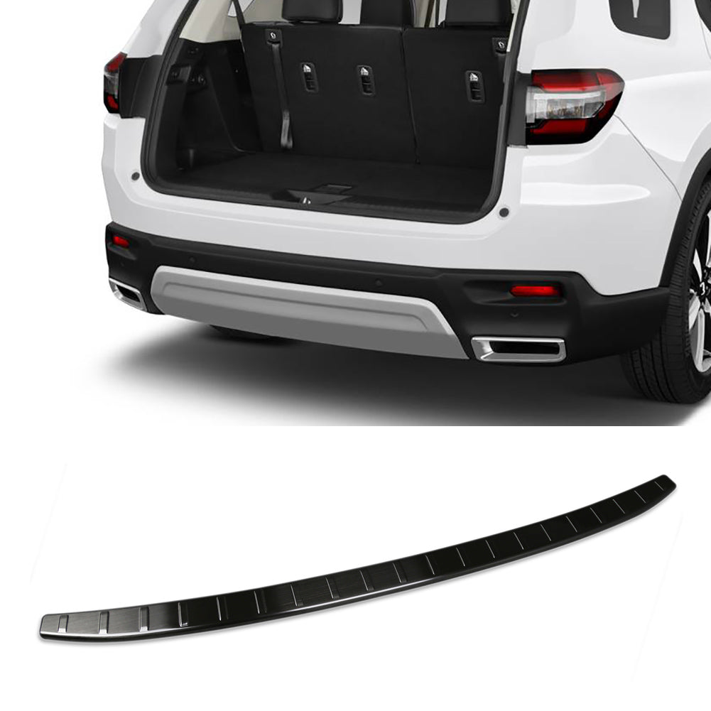 Fit for Honda New Pilot 2025 Rear Outside Bumper Sill Plate Guard Cover Trim Stainless Steel
