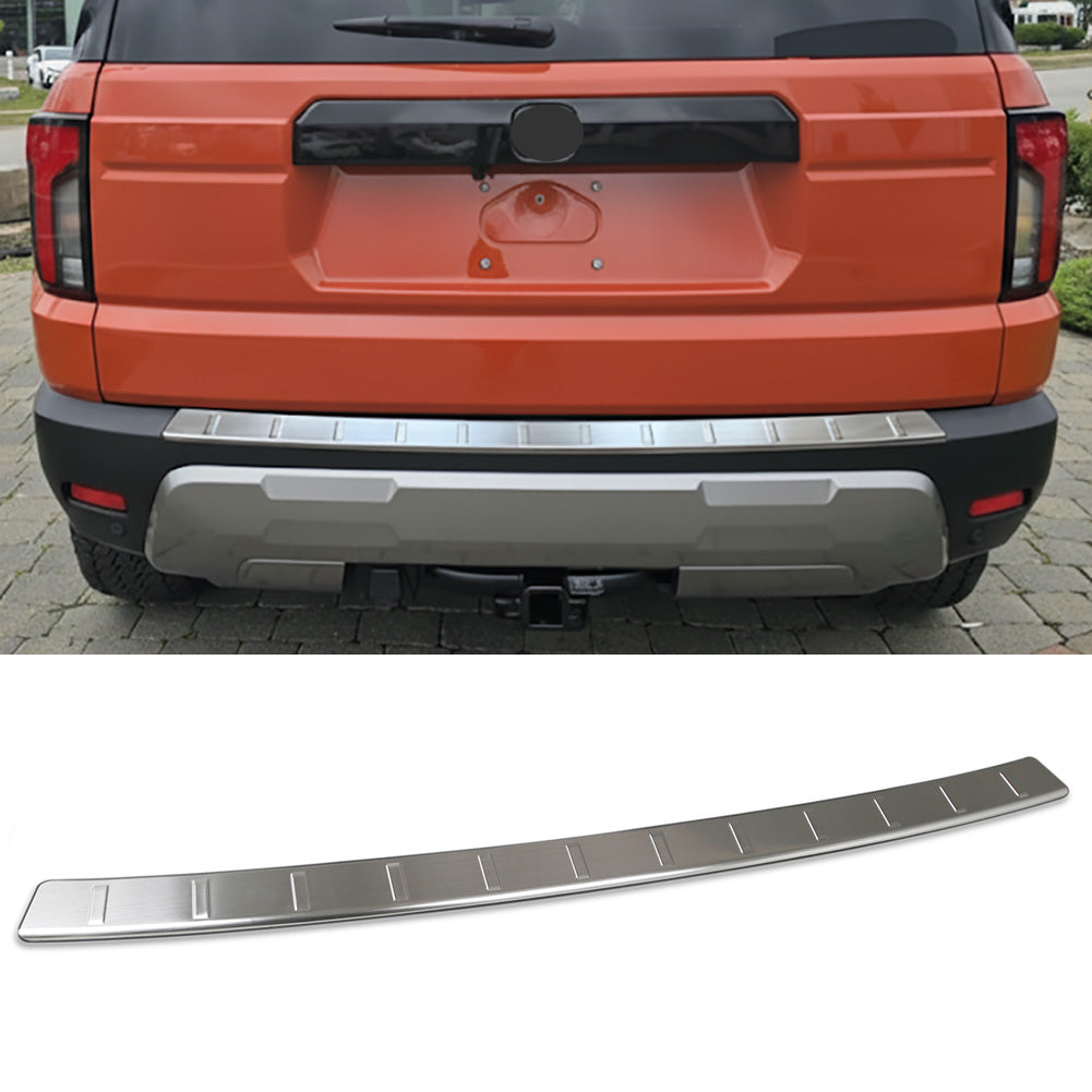 Fit for Honda New Passport 2025 2026 Rear Outside Bumper Sill Plate Guard Cover Trim Stainless Steel