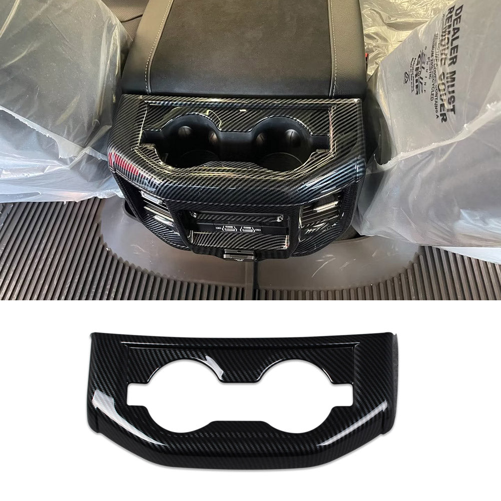 For Toyota Dodge 2023 New Ram 1500 Interior Rear Seat Cup Holder Cover Trim