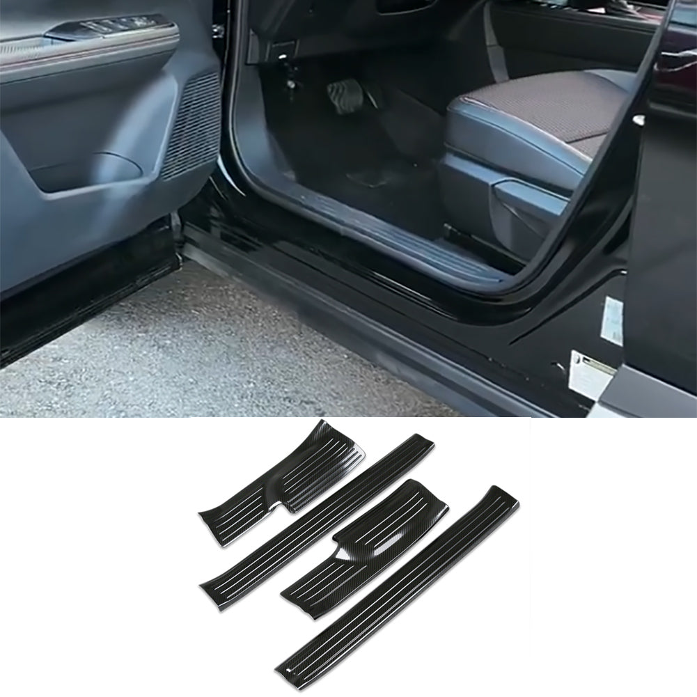 Fit for Nissan New Kicks 2025 Inside Door Sill Scuff Plate Guard Cover Trims Stainless Steel