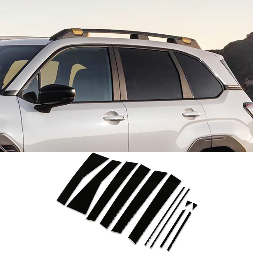 Fit for Subaru New Forester 2025 Window Pillar Molding Cover Trim Stainless Steel