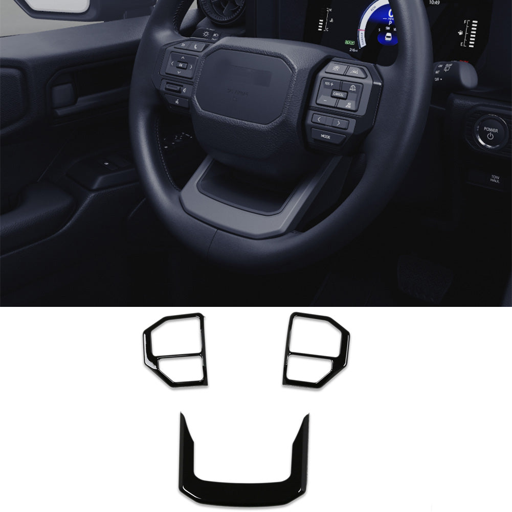 Fit for Toyota New Land Cruiser LC250 2024 2025 2026 Wheel Steering Trim Panel Cover Trims